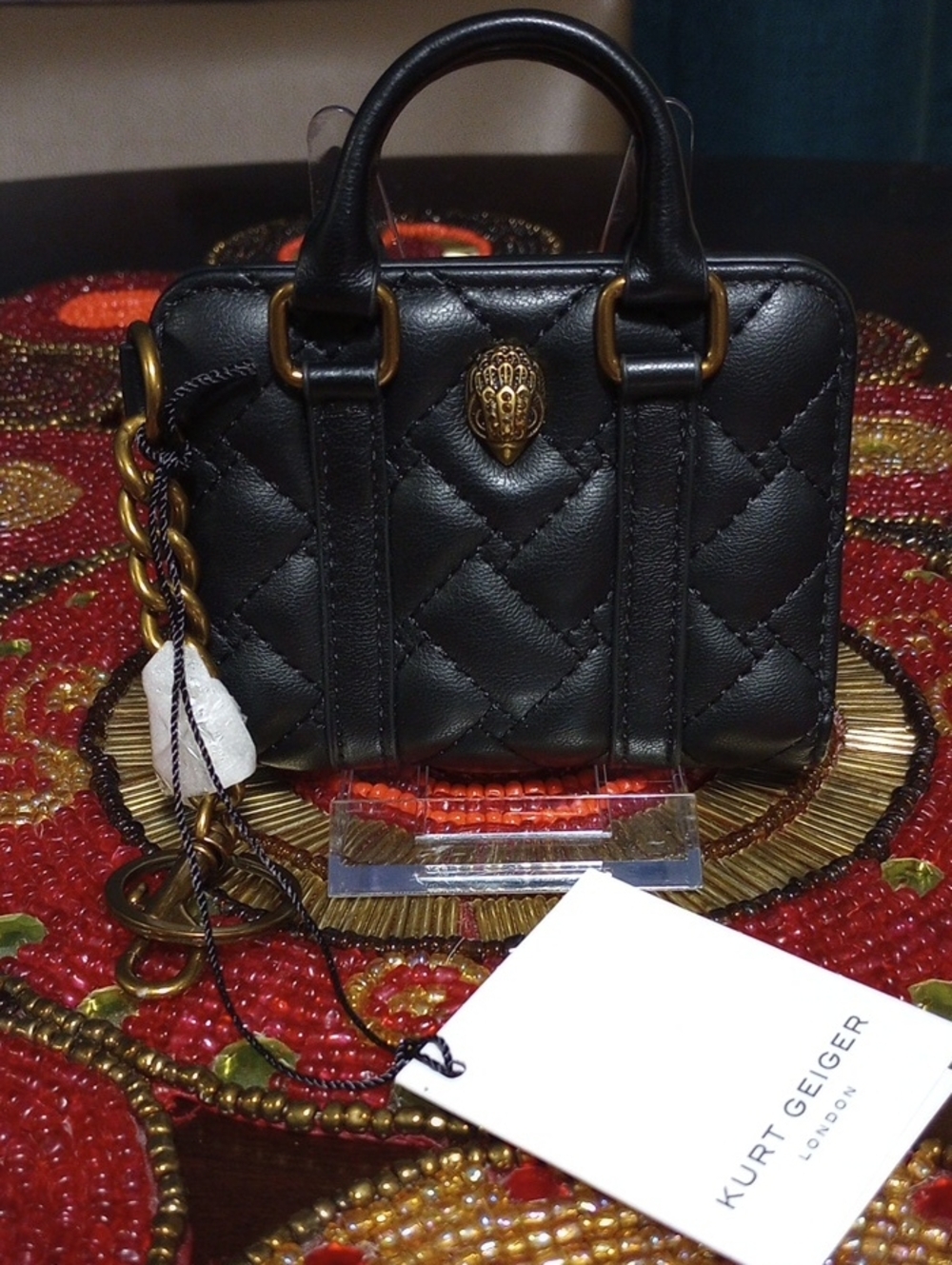 Kurt Geiger Boston Card Charm - Picture 3 of 16
